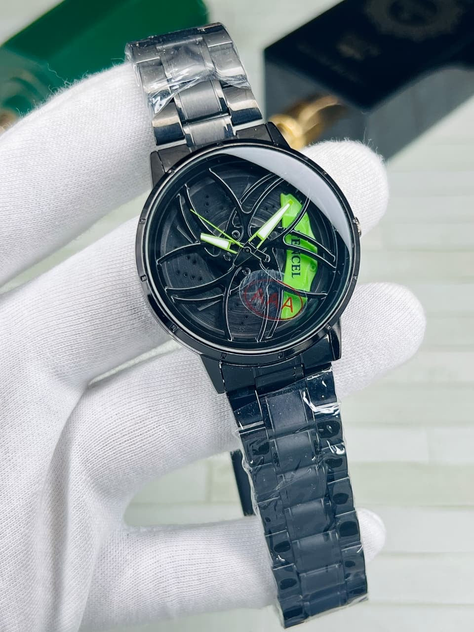 New Wheel Rim working watch for men new trendy watch