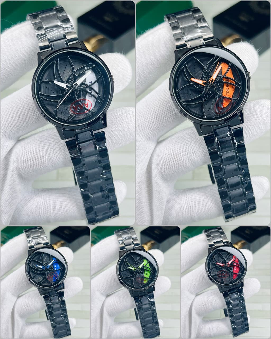 New Wheel Rim working watch for men new trendy watch