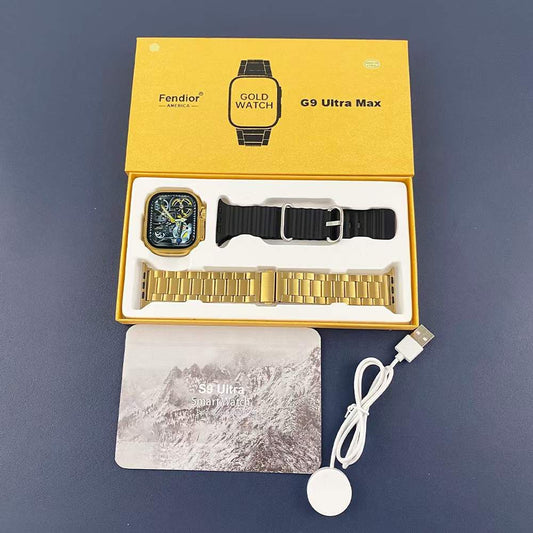 New G9 pro max Golden edition smart watches for men