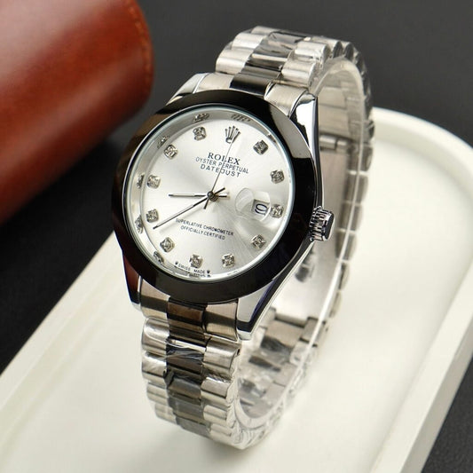 New Black and silver Rolex Fashion Mens watches