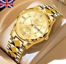 New stylish Diamond cut Waterproof mens watches