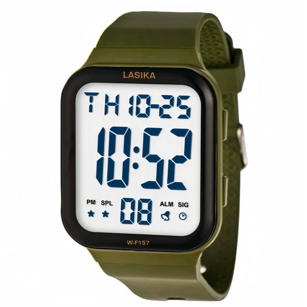 New Waterproof Lasika Squire Shape Original Date day and time best for Army watches