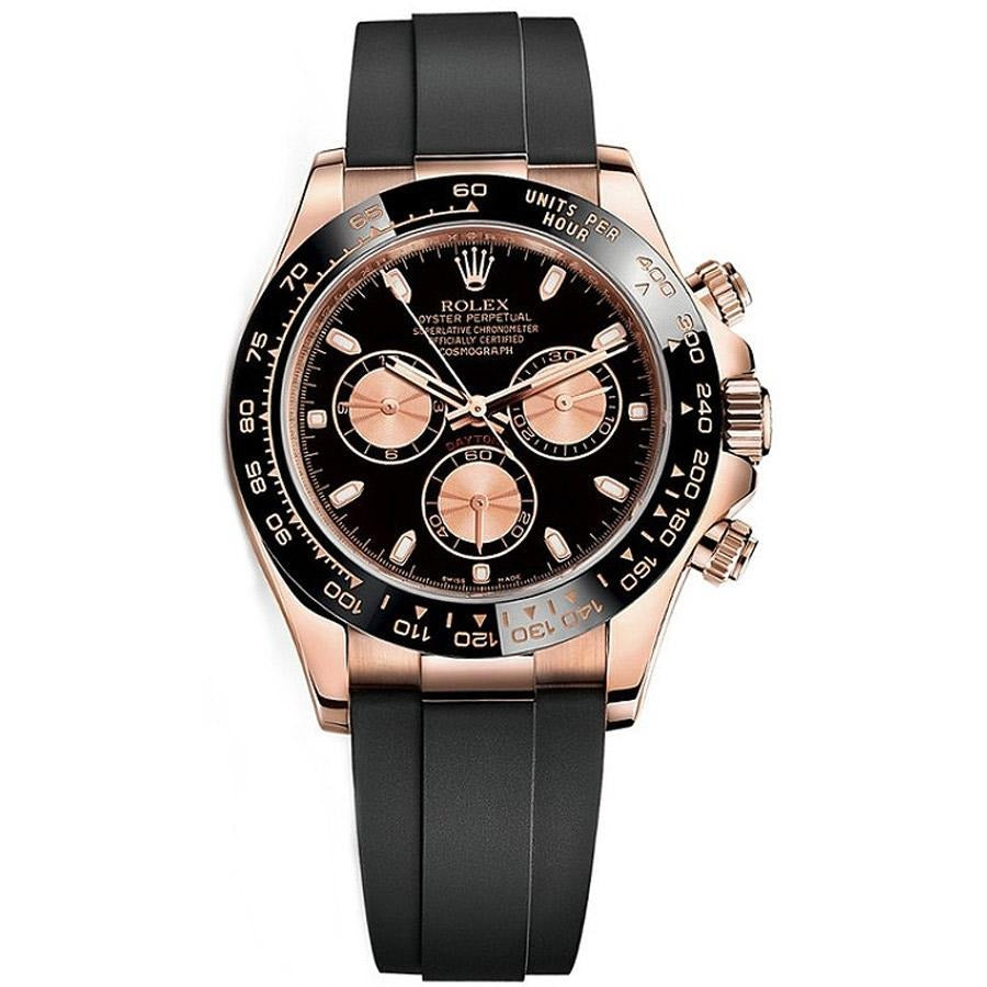 Daytona Rolex Rubber strap Master Lock Watches for men