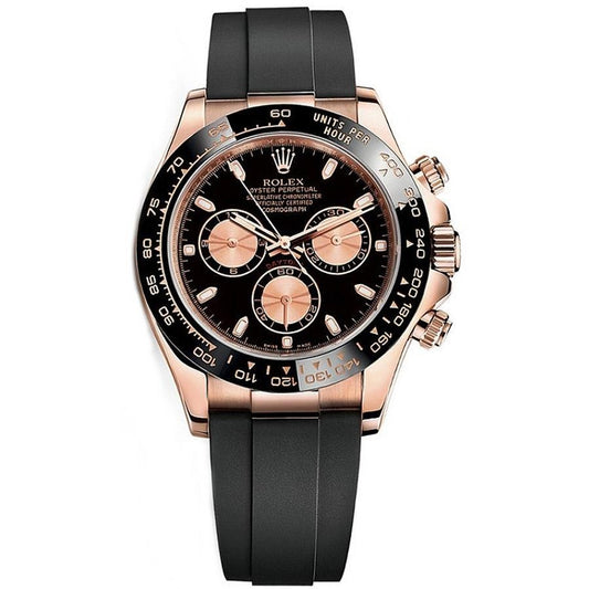 Daytona Rolex Rubber strap Master Lock Watches for men