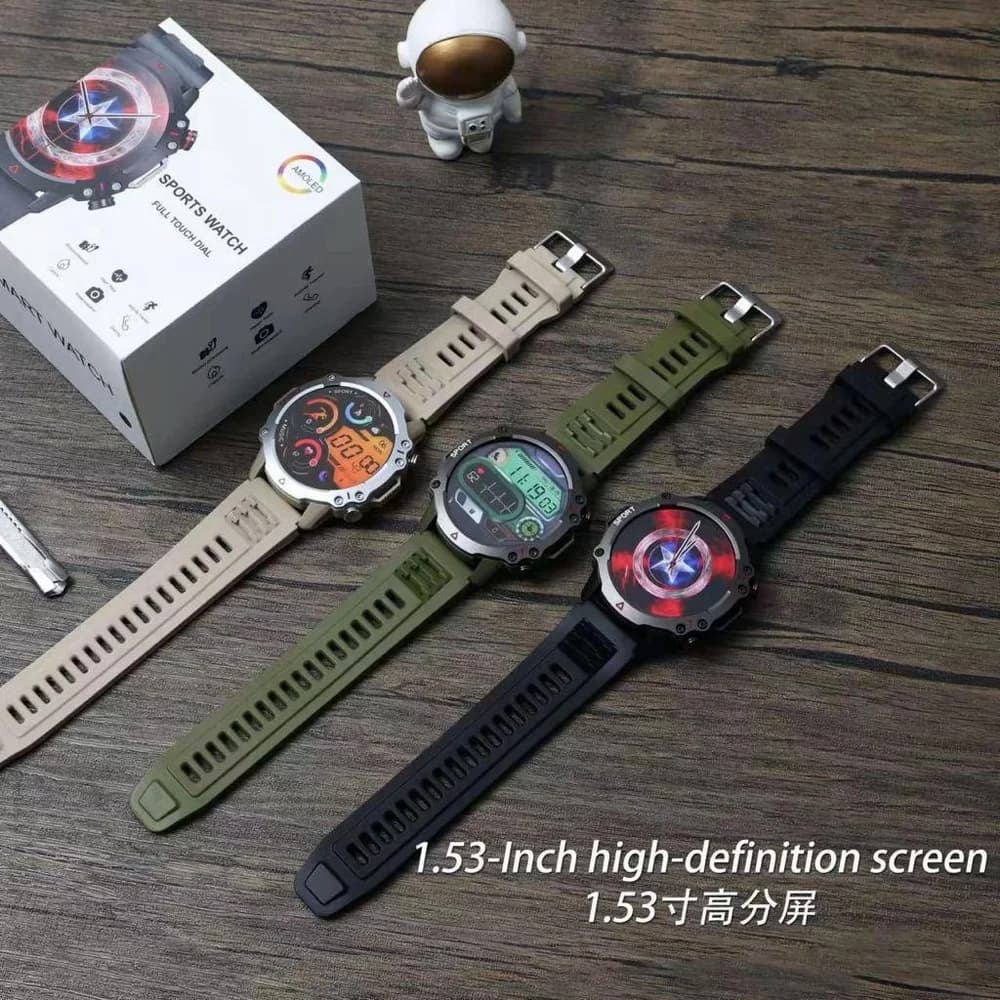 Tf 10 pro Round shape new smart watch for men with Sports Feature