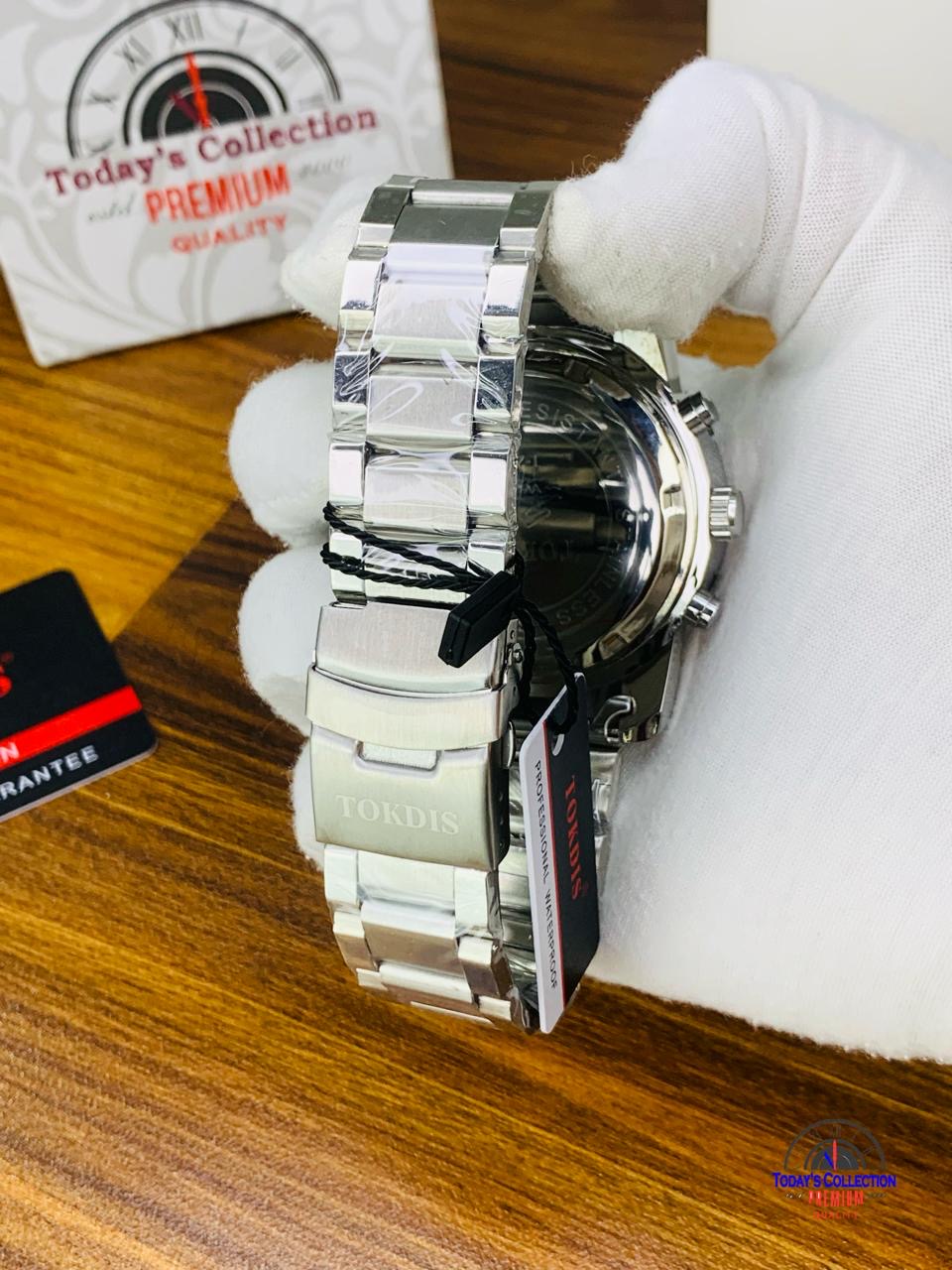 New Waterproof Dual Time sports Watch