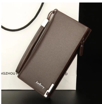 Baellerry Long Men Wallets Business Long Zipper Large Capacity Quality Male Purse With Card Holder Multi-function Wallet