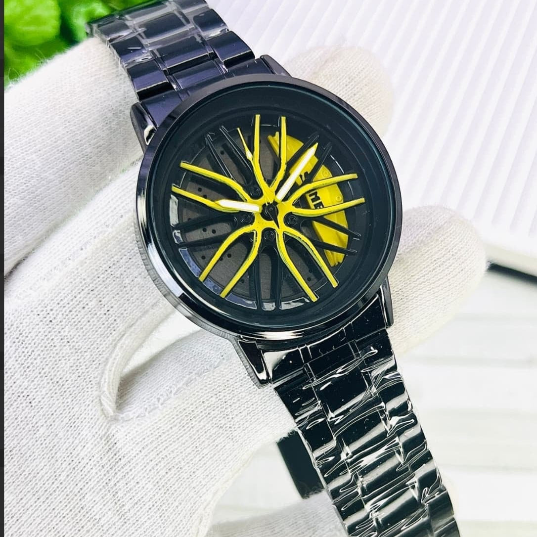 New Wheel Rim working watch for men new trendy watch