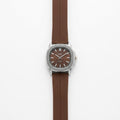 DWC Men's Magnetic Strap Quartz Watch - Purple Dial Silver Case Purple Strap