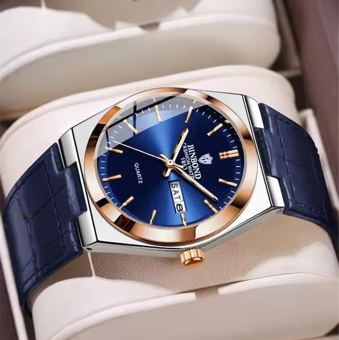 Waterproof binbond Brand watch Pura leather strap Watch