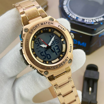 Waterproof Dual Time Sports Watches for Men with box