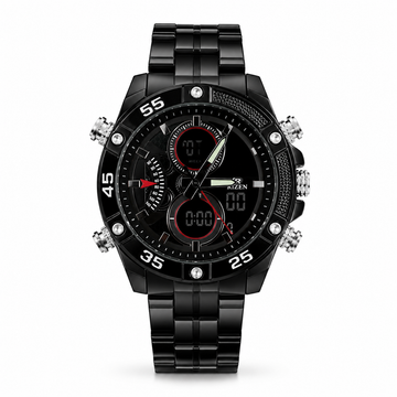 Rizen Dual Time sports Watches World Time Function Rz-0854
