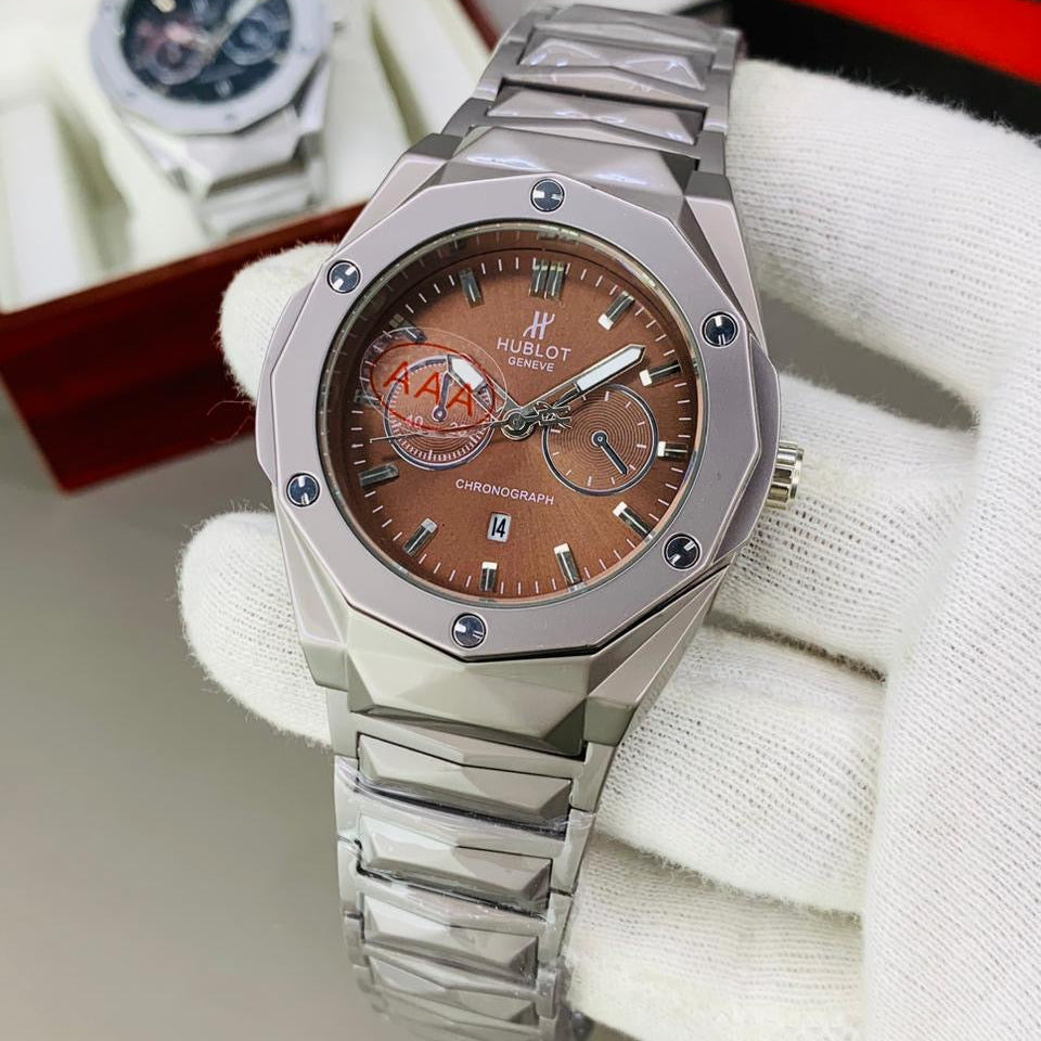 New Stainless steel quality heavy wieght Mens Watches