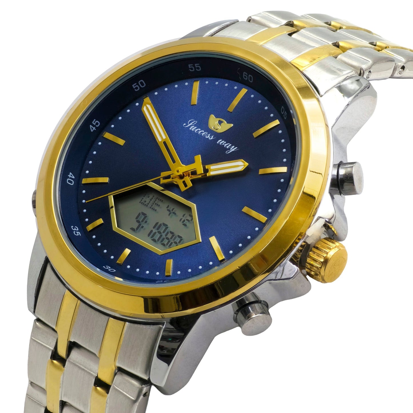 New Style Success Way original Dual Time Waterproof Watches for men