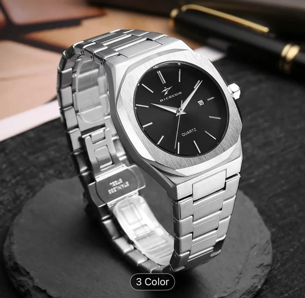 NEW TRENDY FASHION DATE WORKING MASTER LOCK WATCH