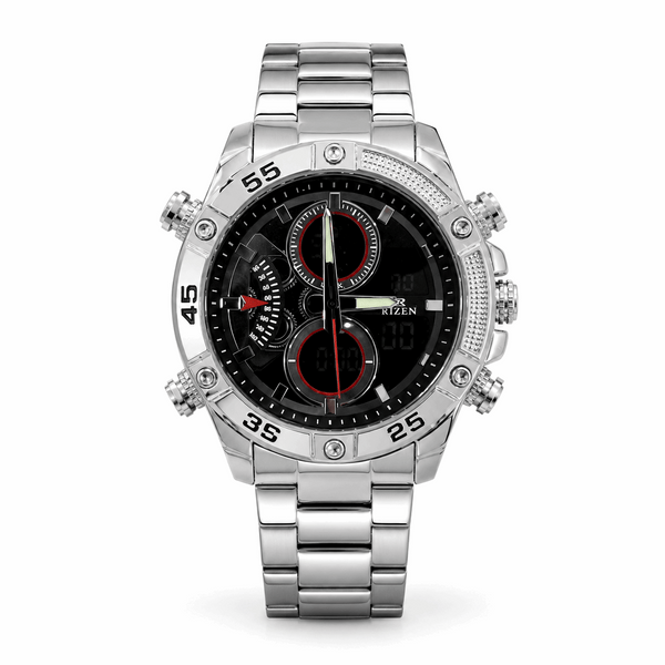 Rizen  World Time Dual time Sports  Watches Rz-0863
