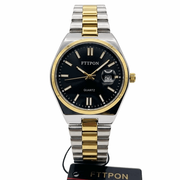 Fitpon Waterproof TwoTone Mens Watch