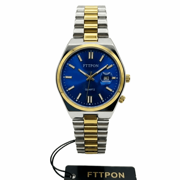 Fitpon Waterproof TwoTone Mens Watch
