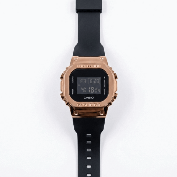 Casio G-Shock  Rose Gold Metal Bezel Digital Watch