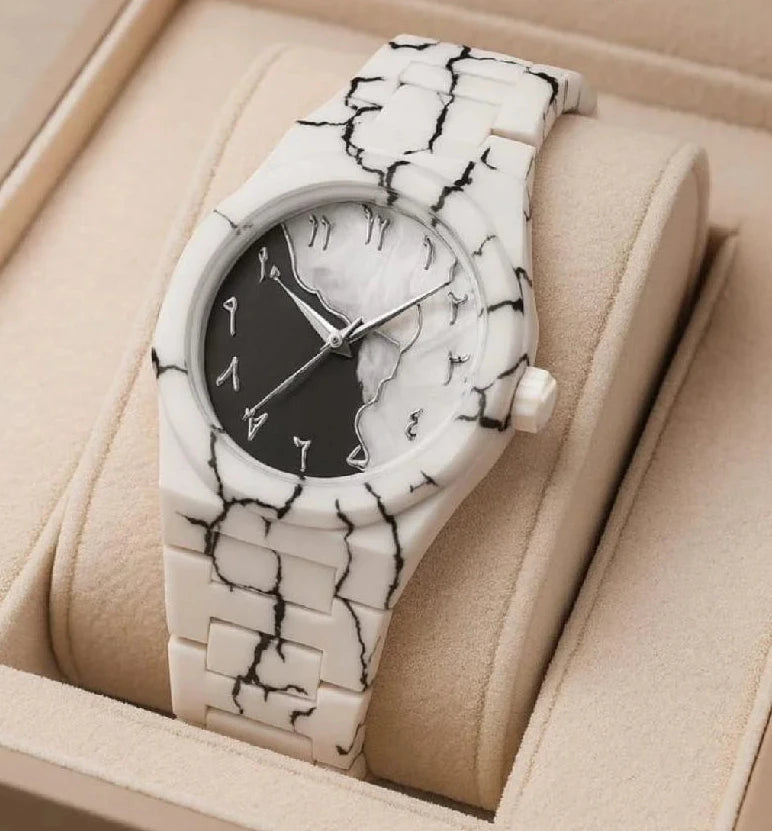 New White Aura Marbel Style