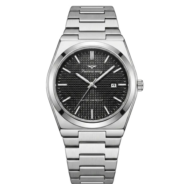NEW TRENDY FASHION DATE WORKING MASTER LOCK WATCH