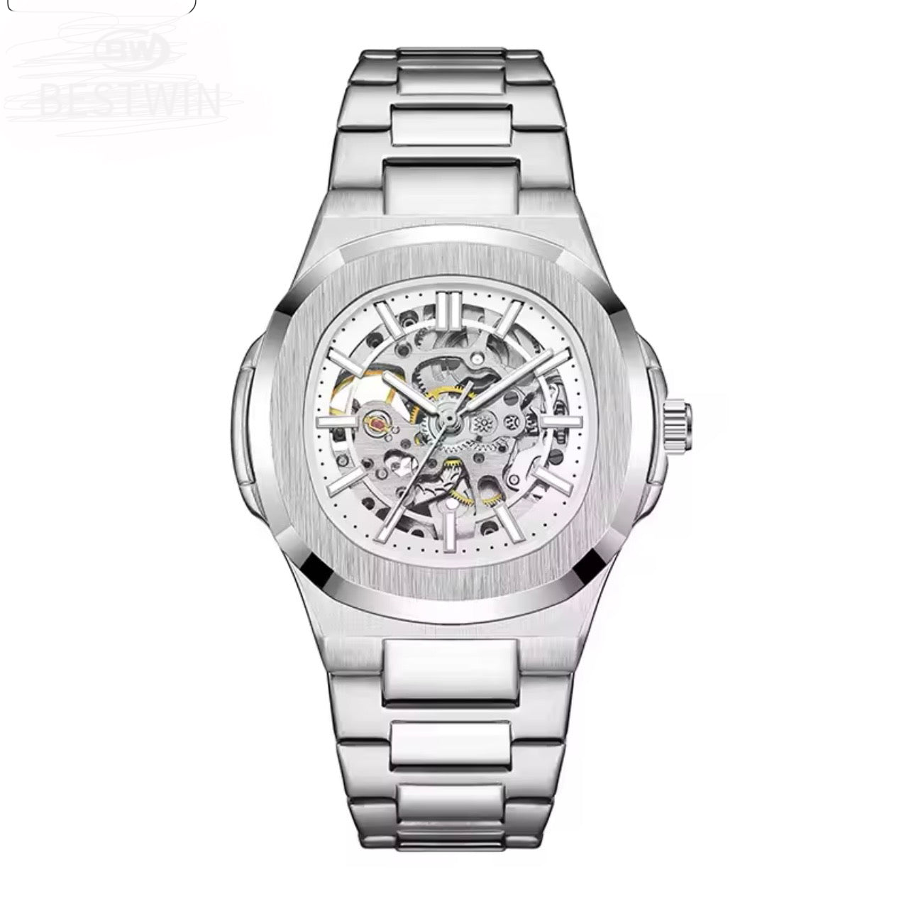 Waterproof Bestwin heavy wieght Sekeltion style Quartz Brand watch Pura Watch