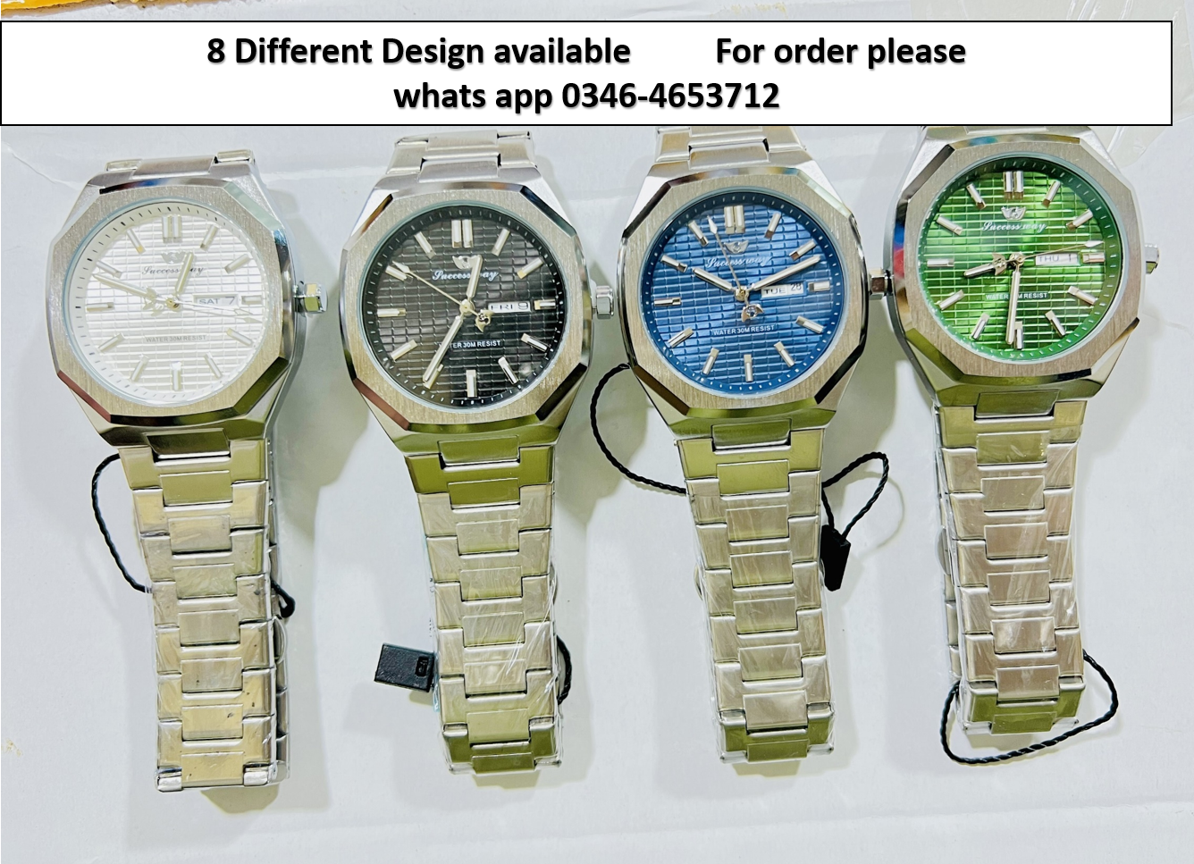 waterproof Success way original Watches for men