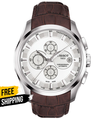 New Leather Strap Master Lock Tissot Mens Watch
