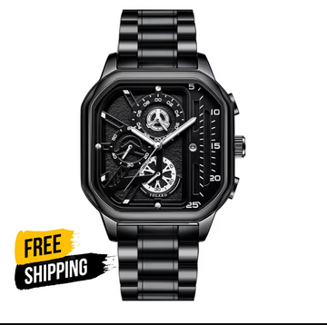 WaterProof Choronograph Square Mens watch