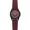 DWC Men's Magnetic Strap Quartz Watch - Side View Grey Strap