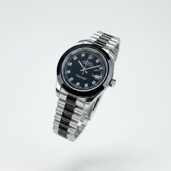 New Black and silver Rlx Fashion Mens watches