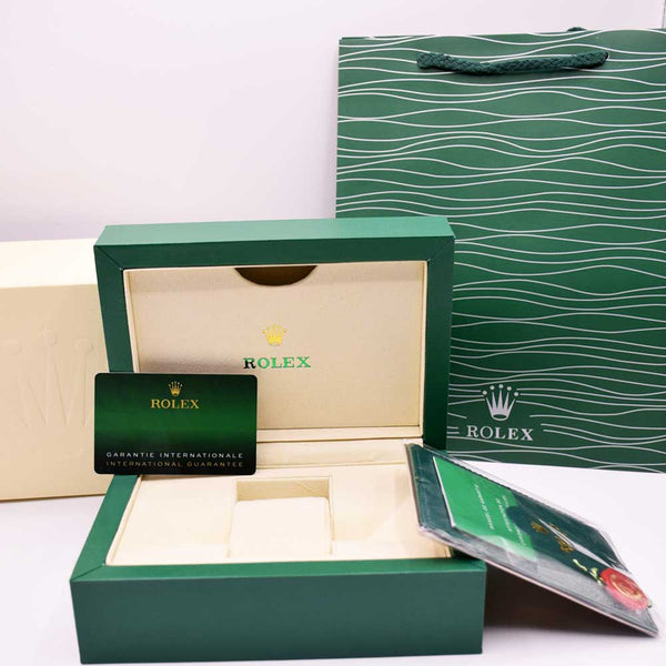 Original R-lex Watch Box – Complete Set with Papers & Bag