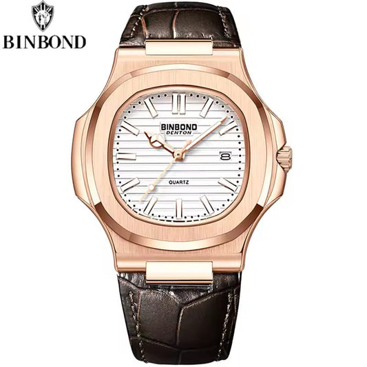 Waterproof binbond pathic style Brand watch Pura leather strap Watch