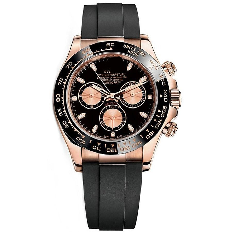 Rlx Rubber strap Master Lock Watches for men